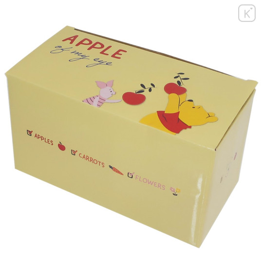 Japan Disney Ceramics Mug Set - Pooh & Piglet / Apple - 3