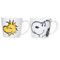 Japan Peanuts Ceramics Mug Set - Snoopy & Woodstock