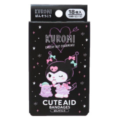 Japan Sanrio Cute Aid Bandages - Kuromi / Wink