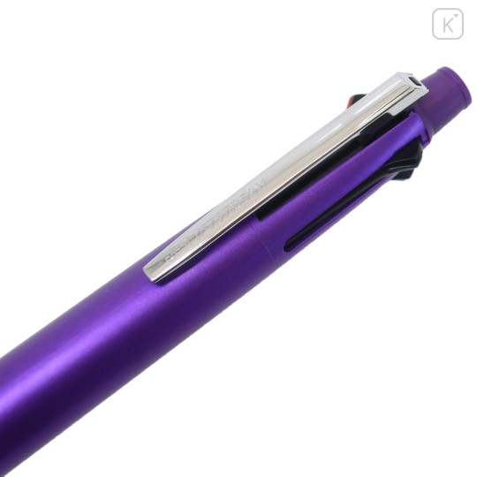 Japan Sanrio Jetstream 4&1 Multi Pen + Mechanical Pencil - Kuromi / Purple - 2