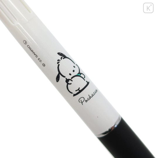 Japan Sanrio Jetstream 4&1 Multi Pen + Mechanical Pencil - Pochacco / White - 3