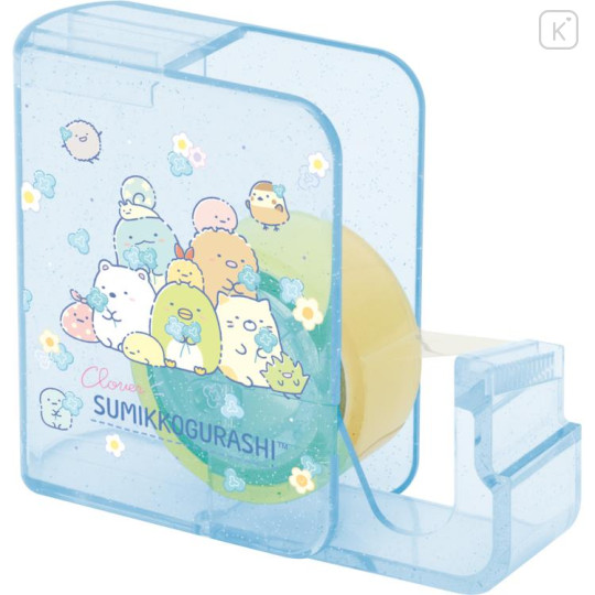 Japan San-X Compact Tape Dispenser - Sumikko Gurashi : Clover - 1
