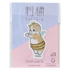 Japan Mofusand Embroidery Iron-on Patch Deco Sticker - Cat / Bee