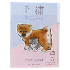 Japan Mofusand Embroidery Iron-on Patch Deco Sticker - Cat / Shiba Inu