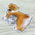 Japan Mofusand Embroidery Iron-on Patch Deco Sticker - Cat / Shiba Inu - 2