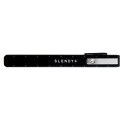 Japan Seed Slendy+ Thin Steel Holder Type Eraser - Black - 2