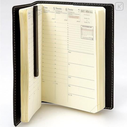 Japan Seed Slendy+ Thin Steel Holder Type Eraser - Black - 4