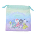 Japan Sanrio Drawstring Pouch - Characters / Sky - 1