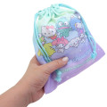 Japan Sanrio Drawstring Pouch - Characters / Sky - 2