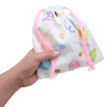 Japan Sanrio Drawstring Pouch - Characters / Cube Cake - 2