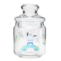 Japan Sanrio Jar Glass Canister Storage Case - Pochacco / Flora