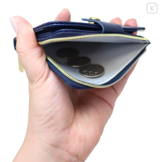 Japan Pokemon Mini Wallet - Pikachu : Navy Good Night - 5