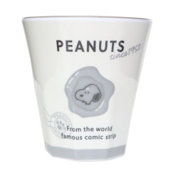 Japan Peanuts Melamine Tumbler - Snoppy / Grey White