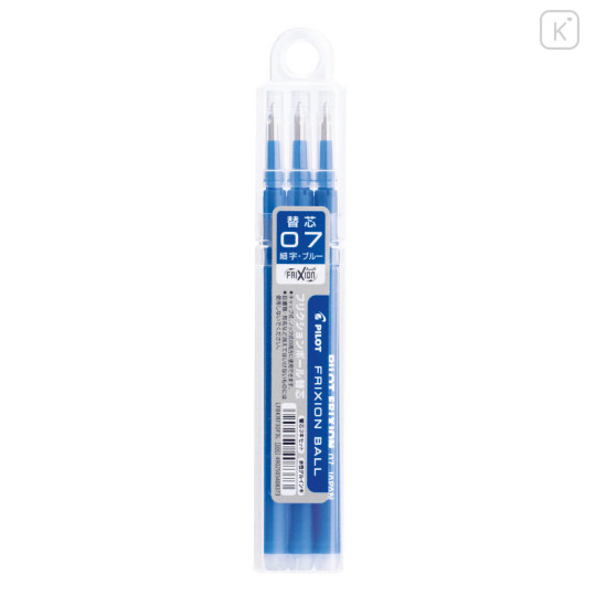 Japan Pilot FriXion Ball LFBKRF Gel Pen Refill Set - 0.7mm Blue - 1