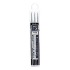 Japan Pilot FriXion Ball LFBKRF Gel Pen Refill Set - 1mm Black
