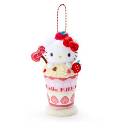 Japan Sanrio Original Mascot Holder - Hello Kitty / Sanrio Parfait