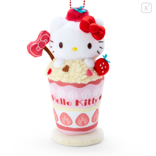 Japan Sanrio Original Mascot Holder - Hello Kitty / Sanrio Parfait - 2