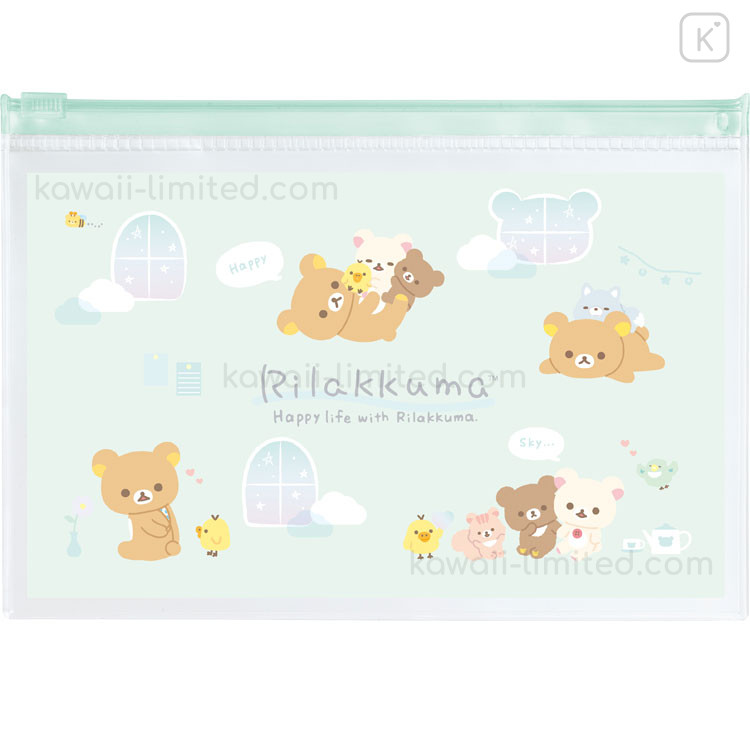 Kawaii Import San-X Rilakkuma 4.7 zipped-up Clear Case: Little Bear