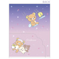 Japan San-X 8 Pockets A4 Clear Holder - Rilakkuma / Drowsy with You - 2