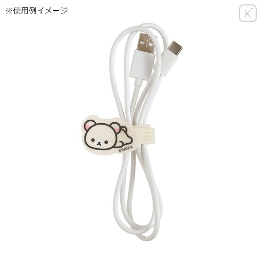 Japan San-X Cord Holder 3pcs Set - Korilakkuma - 3