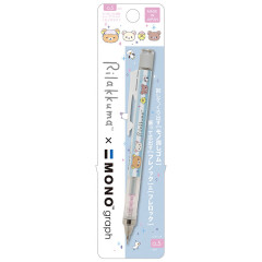 Japan San-X Mono Graph Shaker Mechanical Pencil - Rilakkuma / Drowsy with You A
