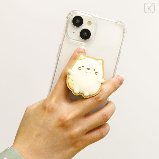 Japan San-X Pocopoco Smartphone Grip - Sumikko Gurashi / Neko - 5