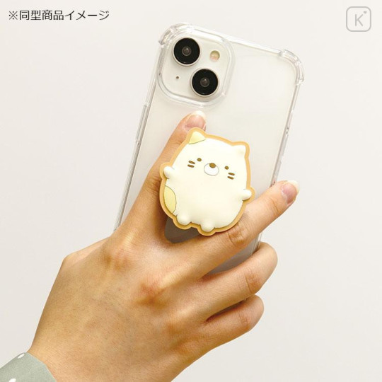 Japan San-X Pocopoco Smartphone Grip - Sumikko Gurashi Tokage - 5