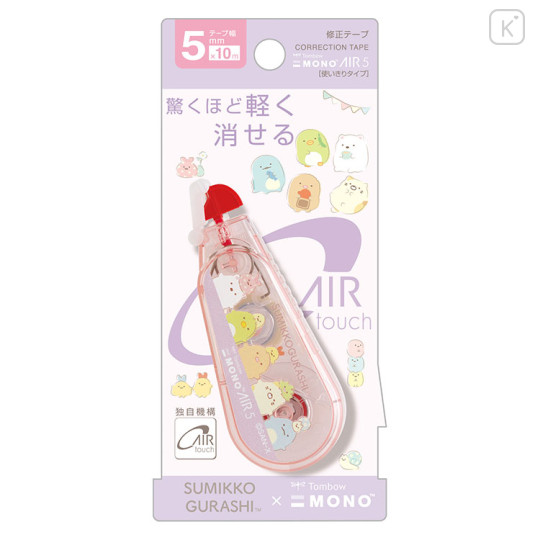 Japan San-X Mono Air Correction Tape - Sumikko Gurashi / Pink - 1