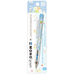 Japan San-X Mono Graph Shaker Mechanical Pencil - Sumikko Gurashi / Stripe Blue