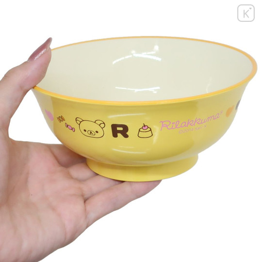 Japan San-X Bowl - Rilakkuma / Yellow - 2