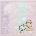 Japan San-X Mini Towel - Sumikko Gurashi / Shirokuma & Neko / Mysterious Friends - 1