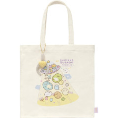 Japan San-X Tote Bag with Keychain Mascot - Sumikko Gurashi / Mysterious Friends