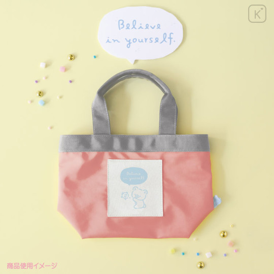 Japan San-X Mini Tote Bag - Rirakkuma's Messages - 2