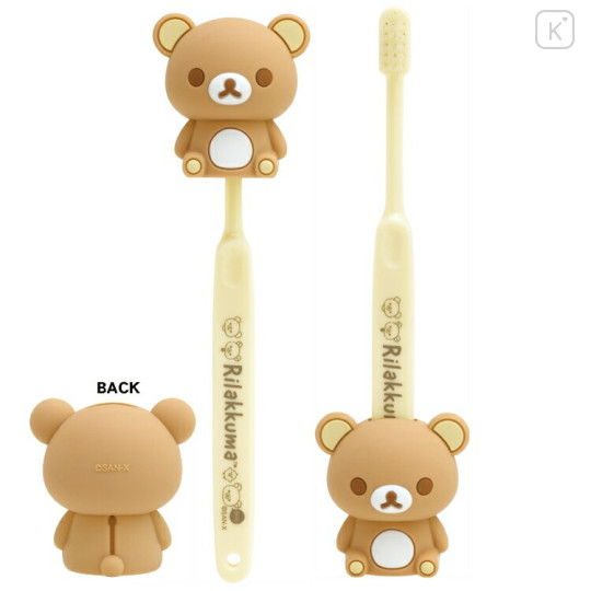 Japan San-X Toothbrush Stand Mascot Set - Rilakkuma - 2