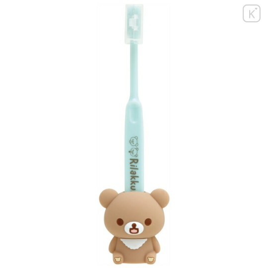 Japan San-X Toothbrush Stand Mascot Set - Chairoikoguma - 1