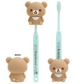 Japan San-X Toothbrush Stand Mascot Set - Chairoikoguma - 2