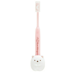 Japan San-X Toothbrush Stand Mascot Set - Sumikko Gurashi Shirokuma