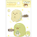 Japan San-X Mascot Hair Clip 2pcs Set - Sumikko Gurashi / Penguin? & Tapioca - 1