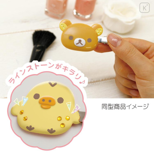Japan San-X Mascot Hair Clip 2pcs Set - Sumikko Gurashi : Ebifurai no Shippo & Aji Furai no Shippo - 3