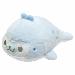 Japan San-X Fluffy Plush (LL) - Mamegoma / Sky Aquarium