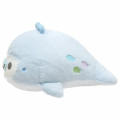 Japan San-X Fluffy Plush (LL) - Mamegoma / Sky Aquarium - 2