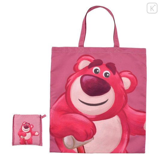 Japan Disney Store Eco Shopping Bag - Toy Story / Lotso Strawberry - 1
