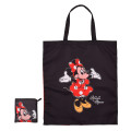 Japan Disney Store Eco Shopping Bag - Minnie Mose : Black Big Smile - 1