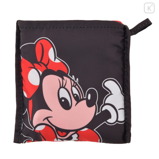 Japan Disney Store Eco Shopping Bag - Minnie Mose : Black Big Smile - 3