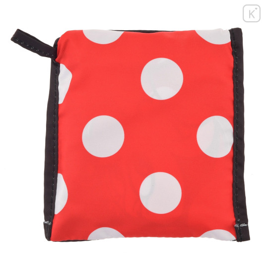 Japan Disney Store Eco Shopping Bag - Minnie Mose : Black Big Smile - 4