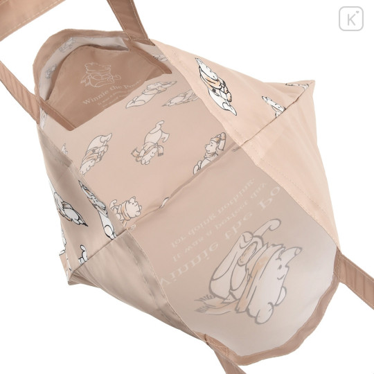 Japan Disney Store Eco Shopping Bag - Winnie the Pooh : Beige - 6