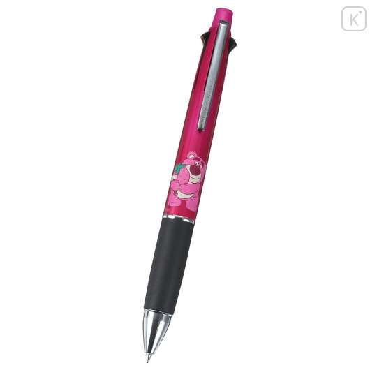 Japan Disney Store Jetstream 4&1 Multi Pen + Mechanical Pencil - Toy Story / Lotso Strawberru - 2