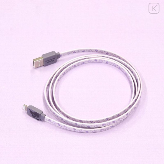 Japan Sanrio USB to Lightning Sync & Power Cable - Kuromi - 4