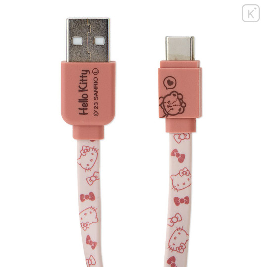 Japan Sanrio USB to Type-C Sync & Power Cable - Hello Kitty - 3