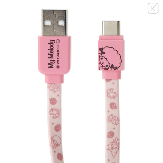 Japan Sanrio USB to Type-C Sync & Power Cable - My Melody - 3